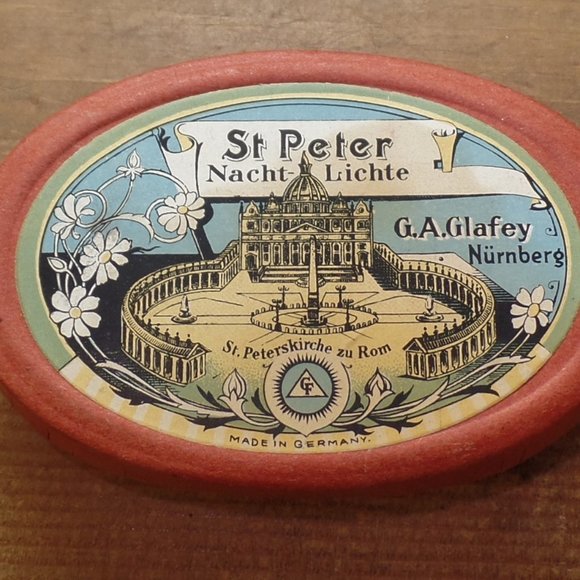 Vintage St Peter Nacht Lichte Floating Candle Wicks Germany - Picture 2 of 10